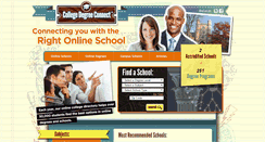 Desktop Screenshot of collegedegreeconnect.com